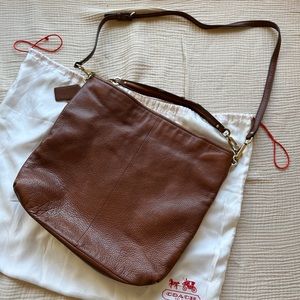 Coach Leather Crossbody Brown